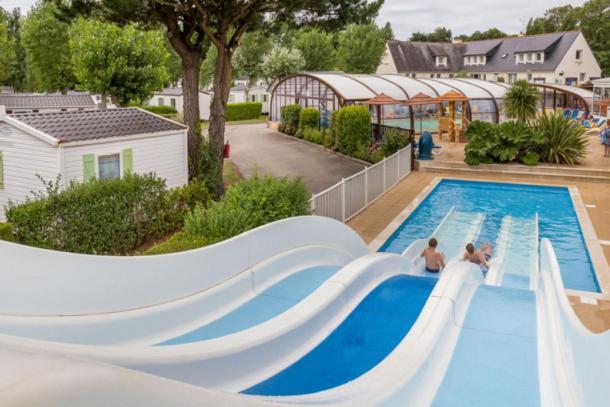 Carnac - Mobil Home - 5 Pers - 2 Ch - Camping Moulin De Kermaux 4* - Piscine Екстериор снимка